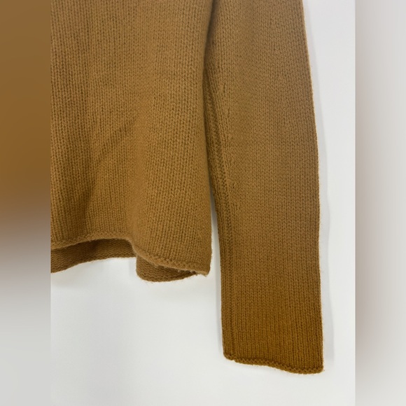 Vince Women's Off Gauge 100% Cashmere Brown Boat Neck Sweater In Women's Medium - Picture 12 of 13